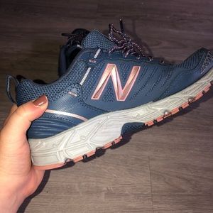 New Balance blue and pink sneakers